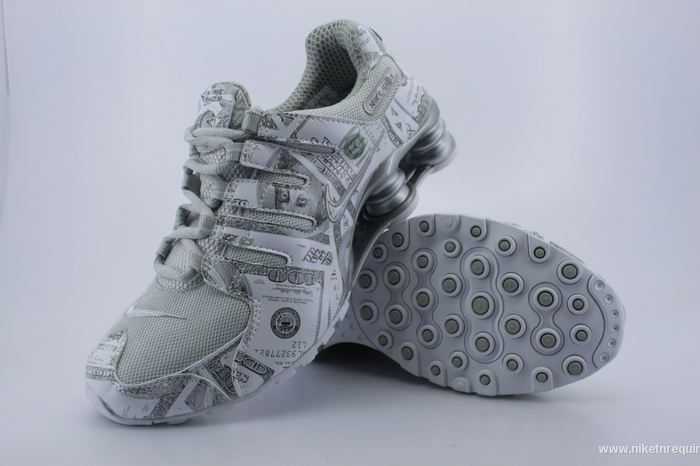 argentes et gris chaussures shox nz (2)